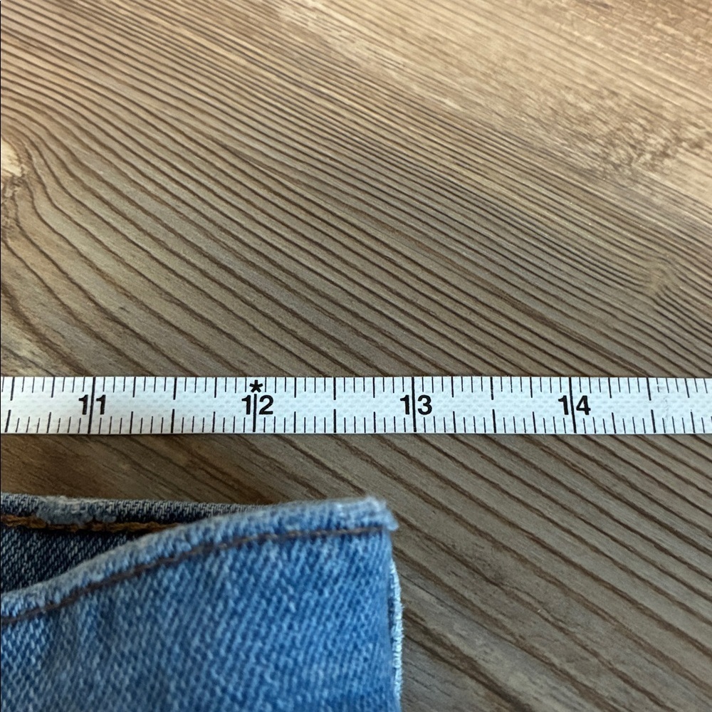 Madewell Classic Straight Jean Light-Medium Wash Size 24 High rise 5 Pocket - Picture 5 of 11